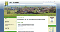 Desktop Screenshot of obec-velenice.cz
